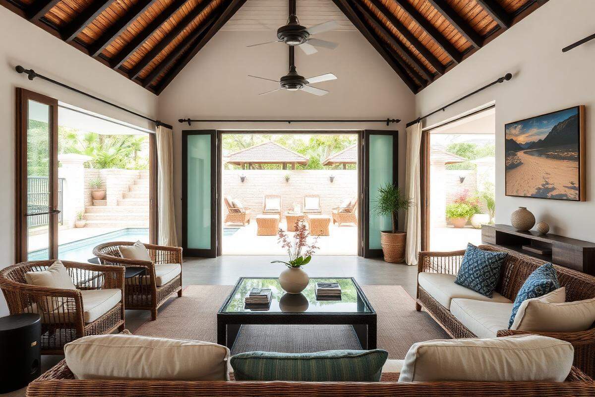 The Plix Goa — lounge area