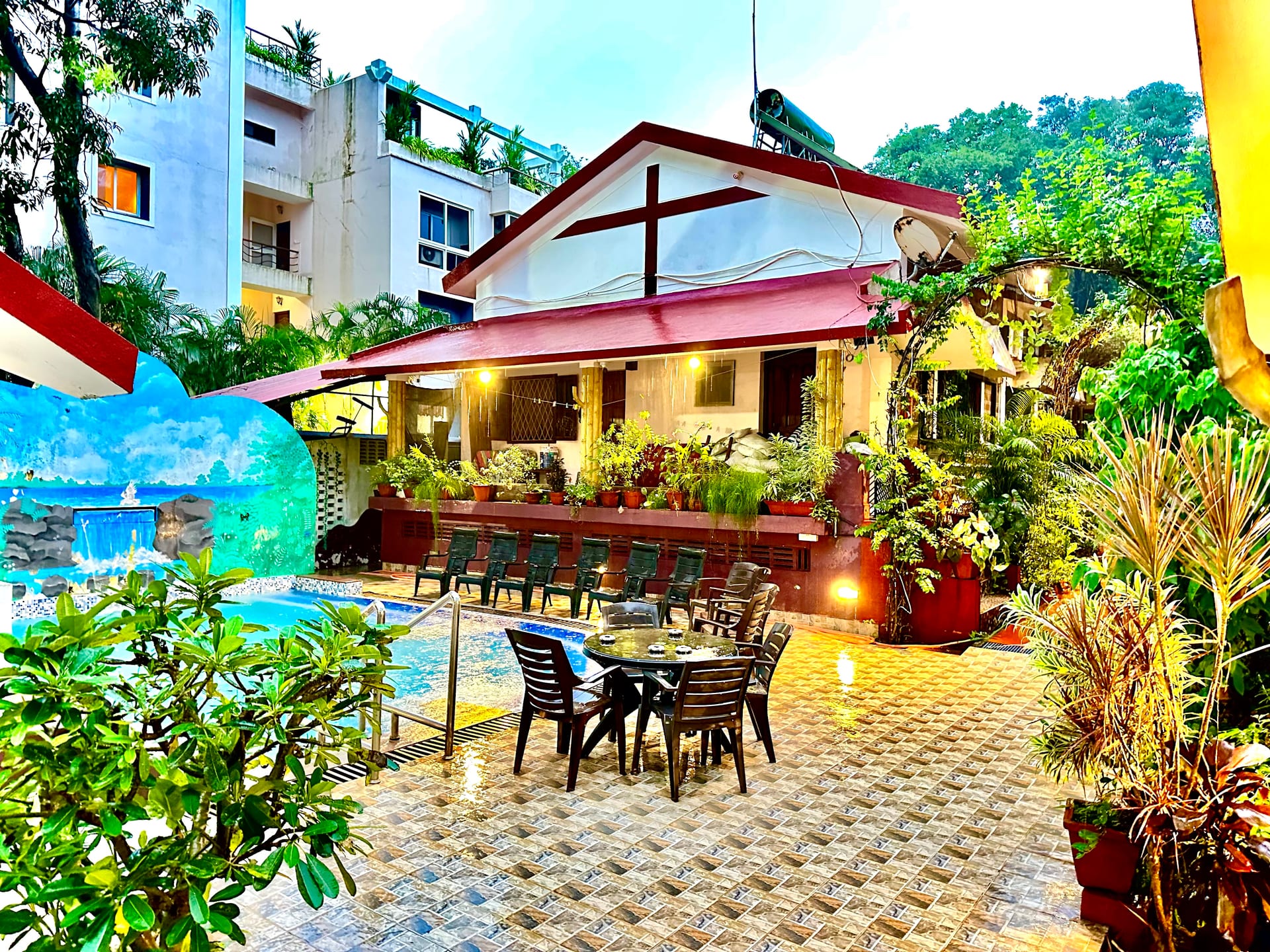 Harbor Court — 10 bedroom luxury bungalow in Vagator, North Goa