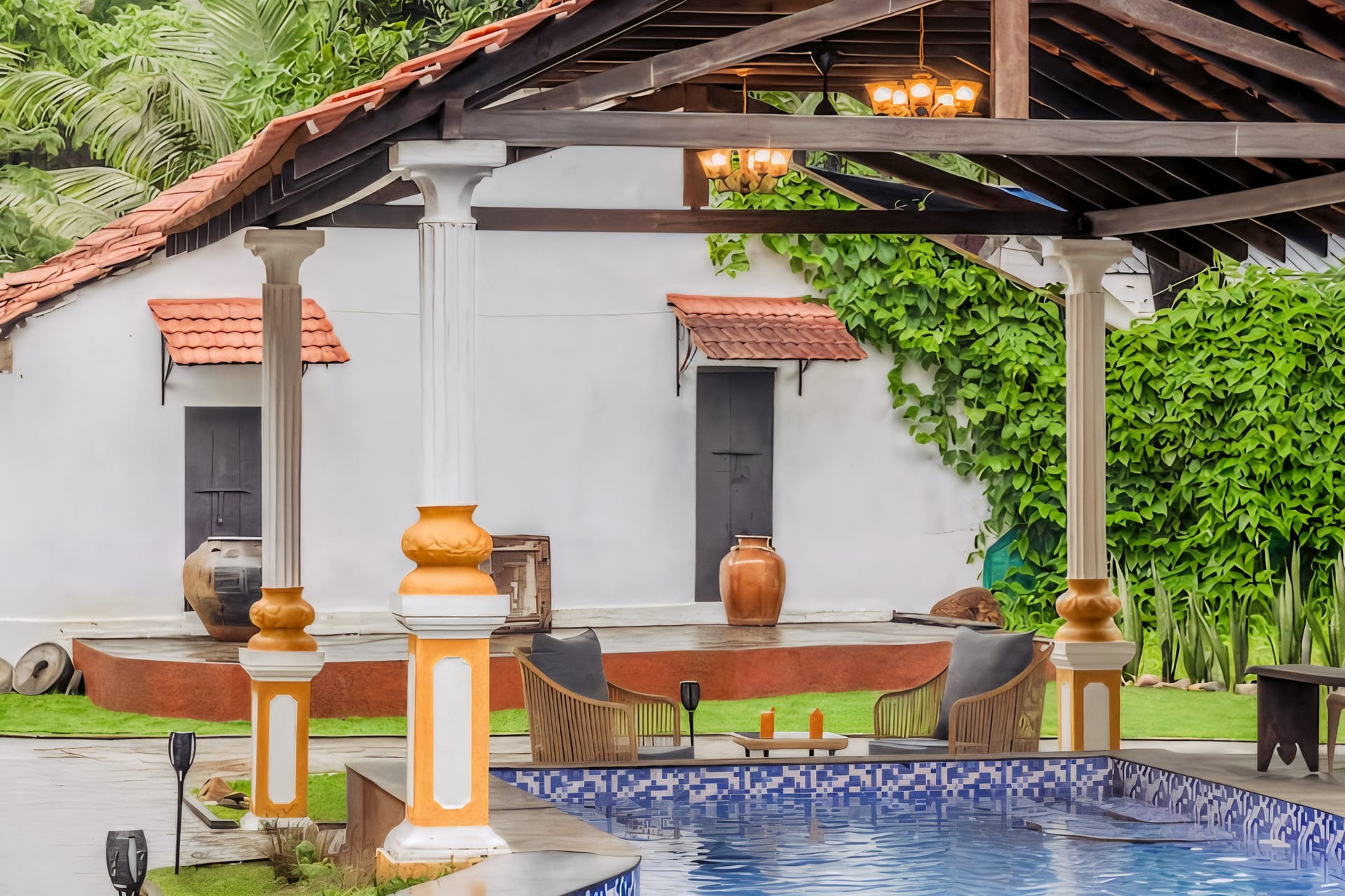 Vivenda Chico - 8 BHK Heritage Bungalow — 8 bedroom luxury bungalow in Candolim, North Goa